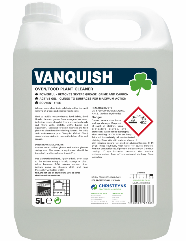 Clover Vanquish Heavy Duty Oven Cleaner 5L
