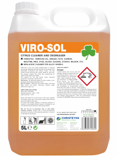 Clover Viro-Sol  Citrus Based Cleaner/Degreaser 5L
