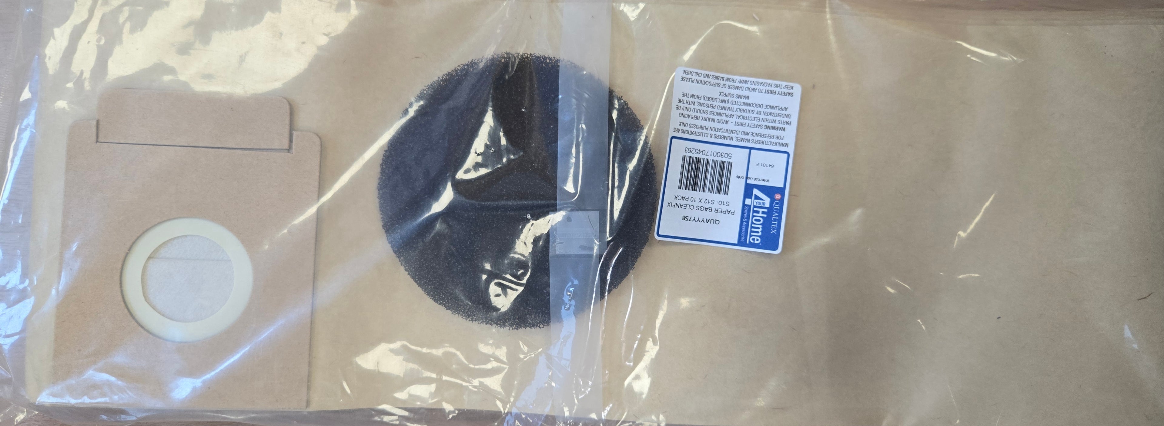Cleanfix Vac Bag, Fits S10/12 Pack 10