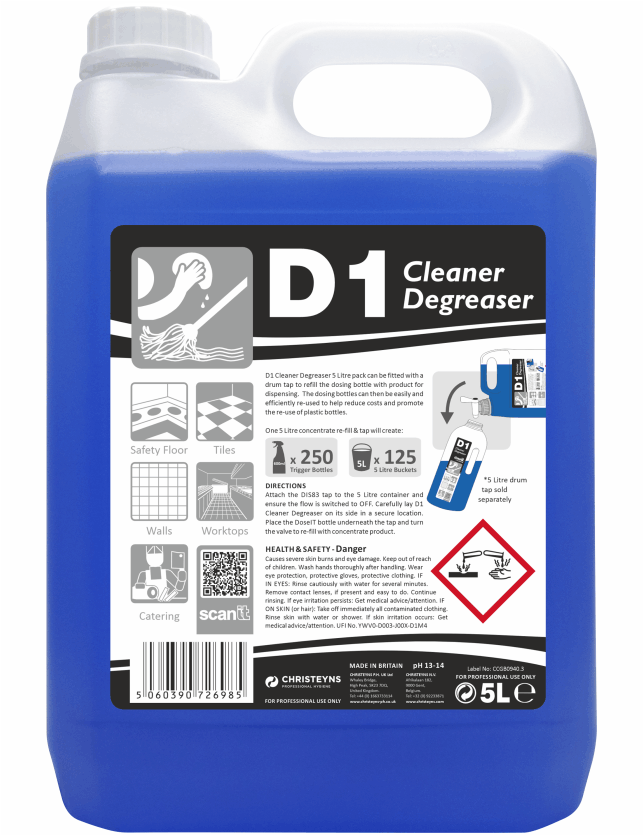 Clover D1, Cleaner / Degreaser 5L