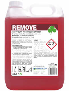 Clover Remove, Heavy Duty Floor Polish Stripper, 5L