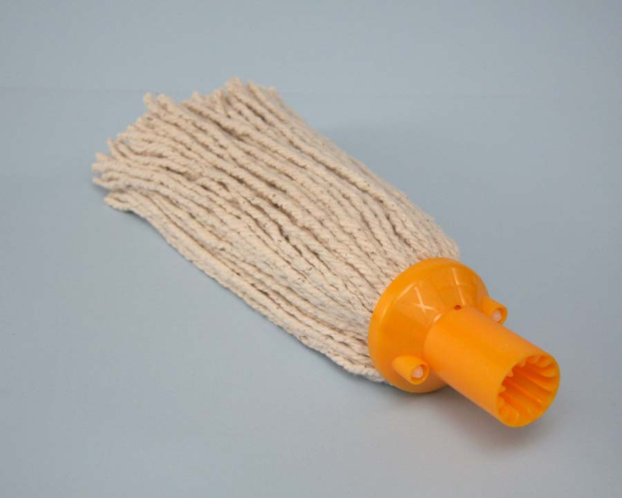 Plastic Socket Mop, Yellow, 10 Pack